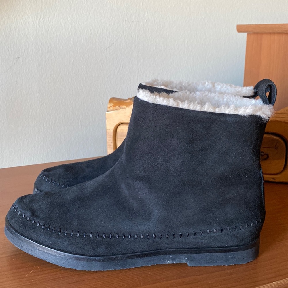 Jenni Kayne Shearling Sherpa Moc Boot. - Picture 3 of 9
